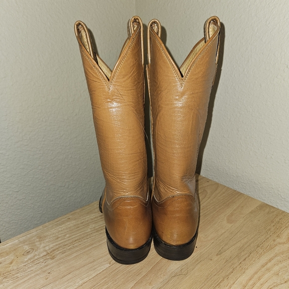 Tony Lama cowboy boots RESOLED - Picture 3 of 5